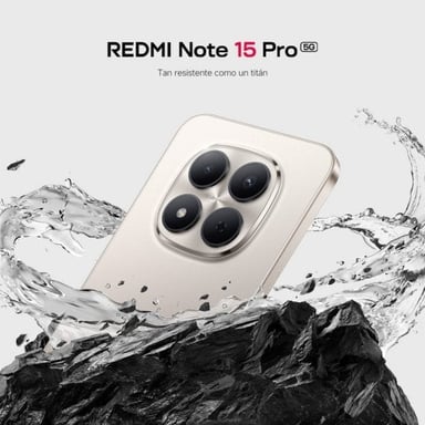 Xiaomi Redmi Note 15 Pro 5G Argento - Schermo AMOLED 6,83'', 8 GB RAM, 256 GB, Fotocamera 200 MP, 120 Hz