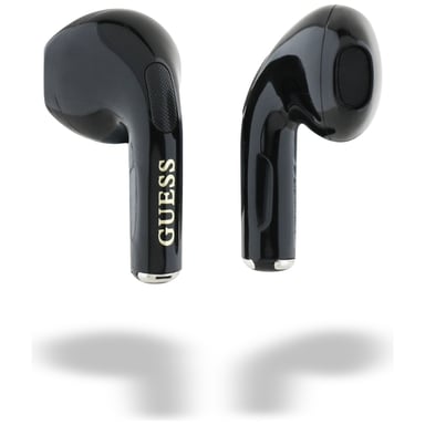 Casque sans fil TWS Guess Glossy Effect Egg Shape Printed Classic Logo noir