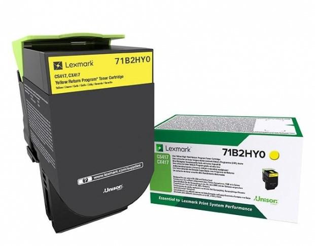 LEXMARK Return Prgm Yellow Toner 3.5K - Neuf