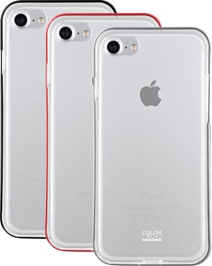 Bigben Connected CBPCOV3IN1IP7SLV coque de protection pour téléphones portables Gris, Argent, Transparent