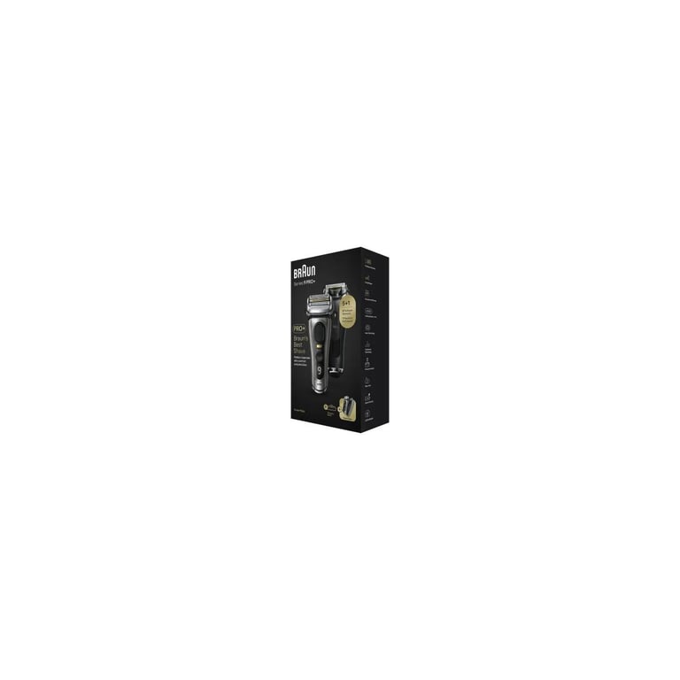 BRAUN SERIES 9 PRO+ SYSTEM WET&DRY NOBLE METAL 218061 - vue 2