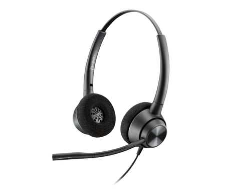 POLY EncorePro 320 Casque Avec fil Arceau Bureau/Centre d'appels Noir