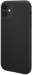 Guscio in morbido silicone gel antiurto per Apple iPhone 11, nero satinato