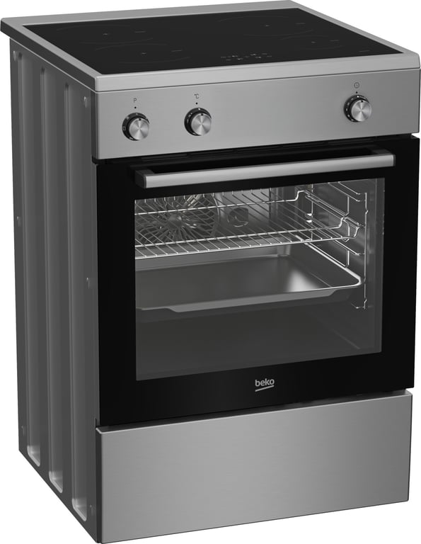 Beko FBE69100X Cuisinière A Electrique Plaque avec zone à induction Acier inoxydable Neuf - vue 2