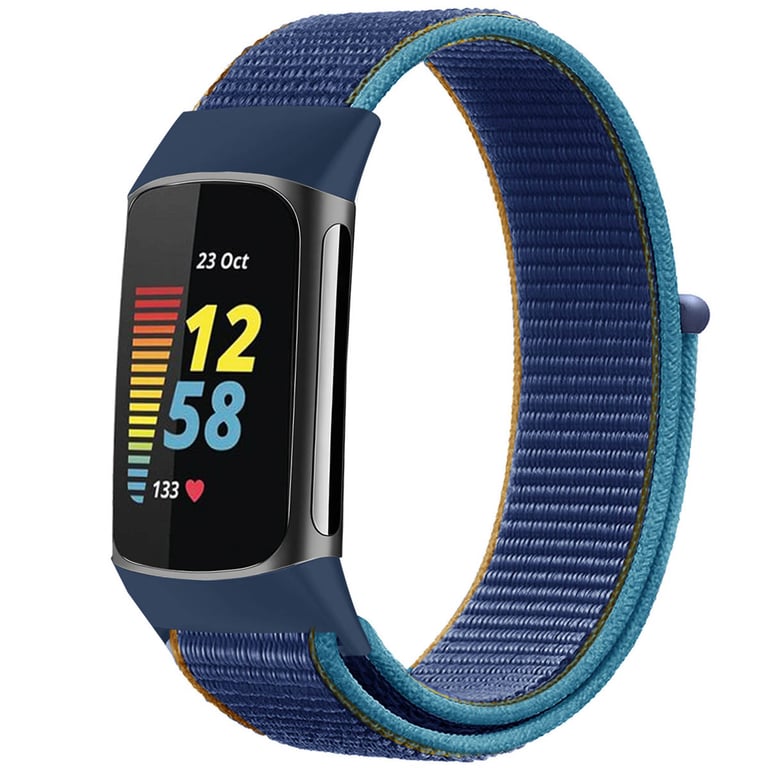 imoshion Bracelet en nylon pour le Fitbit Charge 5 Taille Neuf