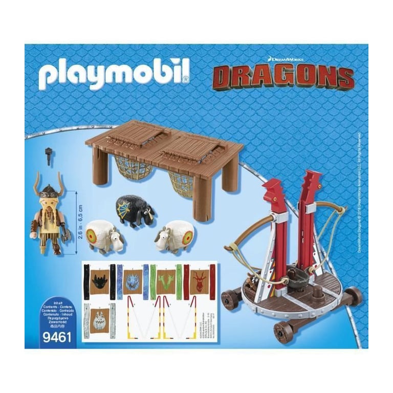 Dragon Racing: Gueulfor Avec Baliste Lan Playmobil La Boite - vue 2
