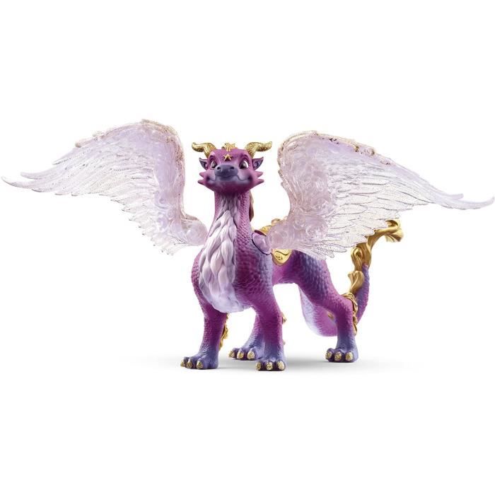 Figurine Schleich Dragon des Etoiles Figurine Dragon Mythique avec Ailes et Écailles Scintillantes pour Garçons et Filles Cadeau