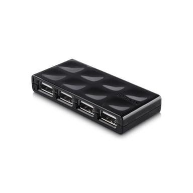 Belkin 4-Port USB 2.0 480 Mbit/s Noir