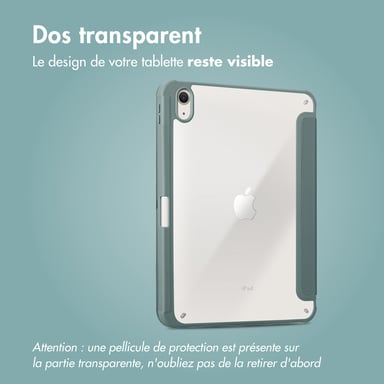 imoshion Coque tablette Origami pour Apple iPad 11 (2025) 11 pouces A16 / iPad 10 (2022) 10.9 pouces - Vert foncé