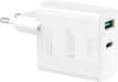 Double Chargeur maison USB A+C PD 32W (12+20W) Power Delivery Blanc Puro
