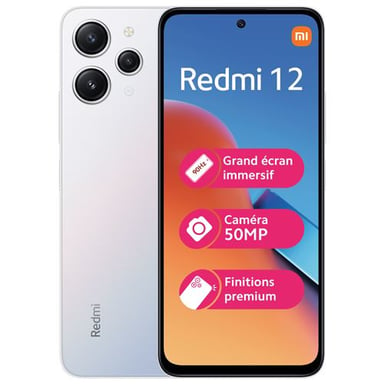 Smartphone Redmi 12 128Go Argent