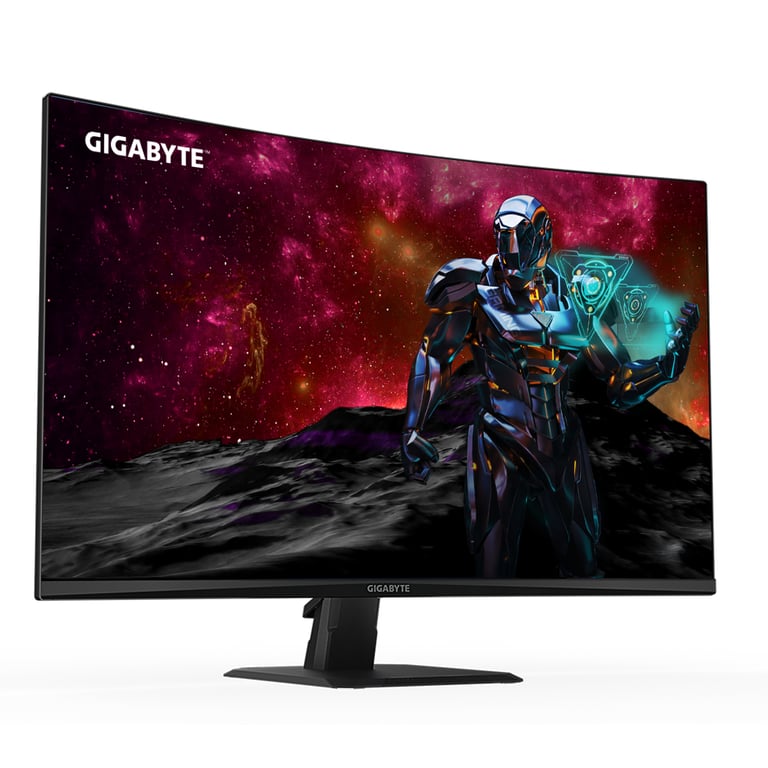 GIGABYTE GS32QC Moniteur de jeu incurvé 31 5 QHD 2560 x 1440 165Hz 1ms 300 cdm² FreeSync Premium HDR Ready HDMI 2.0 DisplayPort 1.4 Neuf - vue 2