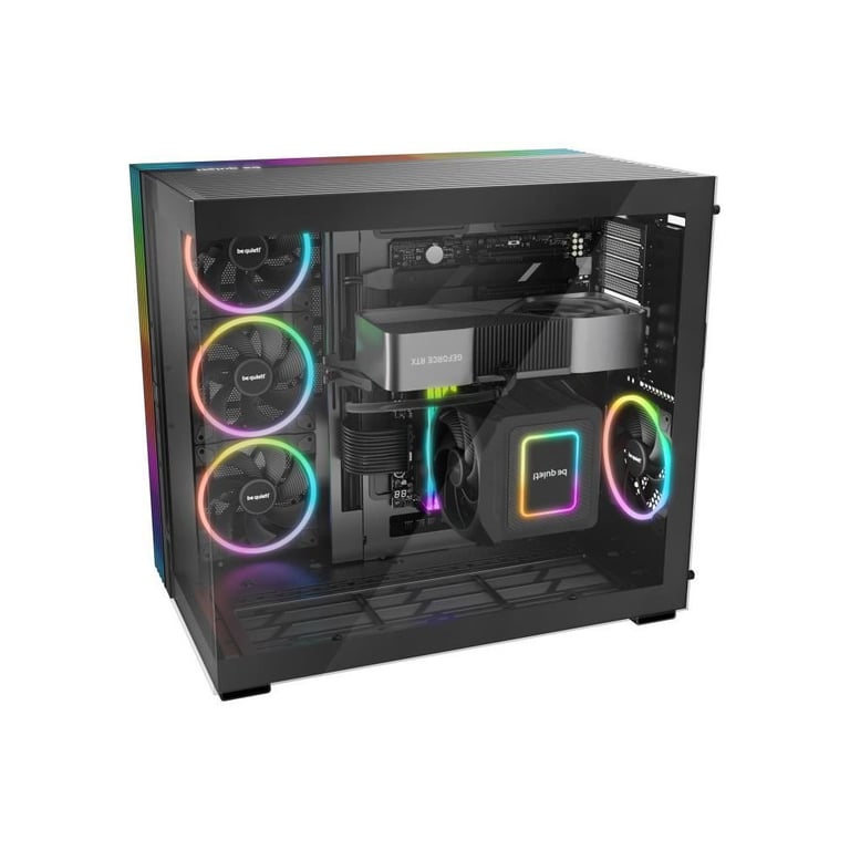 be quiet! Base 900 FX FT ATX étendu panneau latéral fenêtré verre pas d'alimentation ATX / PS2 USBAudio - vue 5