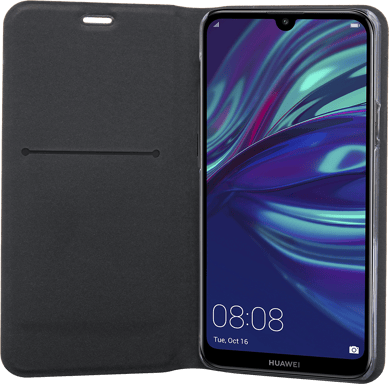 Folio Huawei Y6 2019 Stand Fonction Stand Noir Bigben