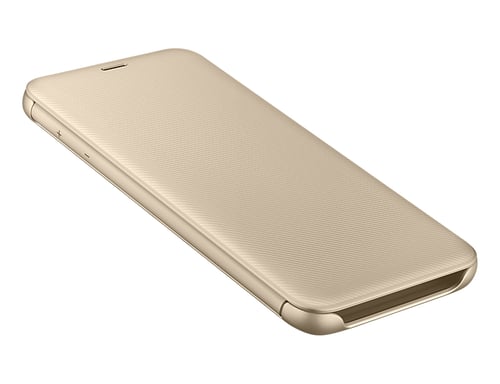 Samsung EF-WJ600 coque de protection pour téléphones portables 14,2 cm (5.6'') Étui avec portefeuille Or Samsung Galaxy J6 (2018)