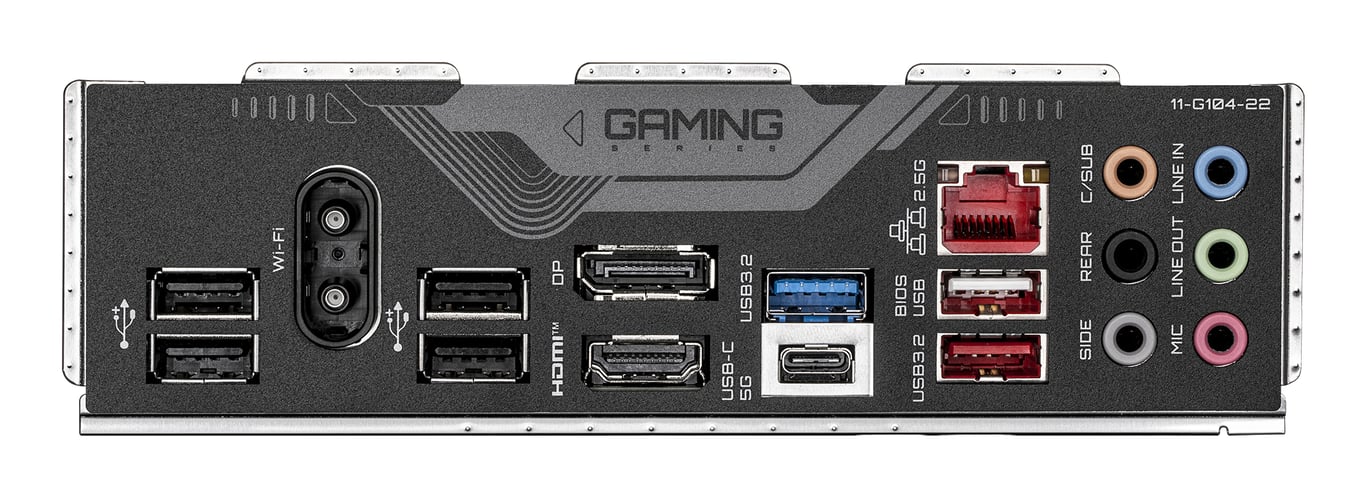 GIGABYTE B760 GAMING X WIFI6E GEN5 Carte Mère – Compatible avec les processeurs Intel Core 14e génération VRM 8+1+1 phases jusqu'à 5600 MHz DDR5 3 x .2 PCIe 4.0 Wi Fi 6E LAN 2.5 GbE USB 3.2 Gen 2 Neuf - vue 2
