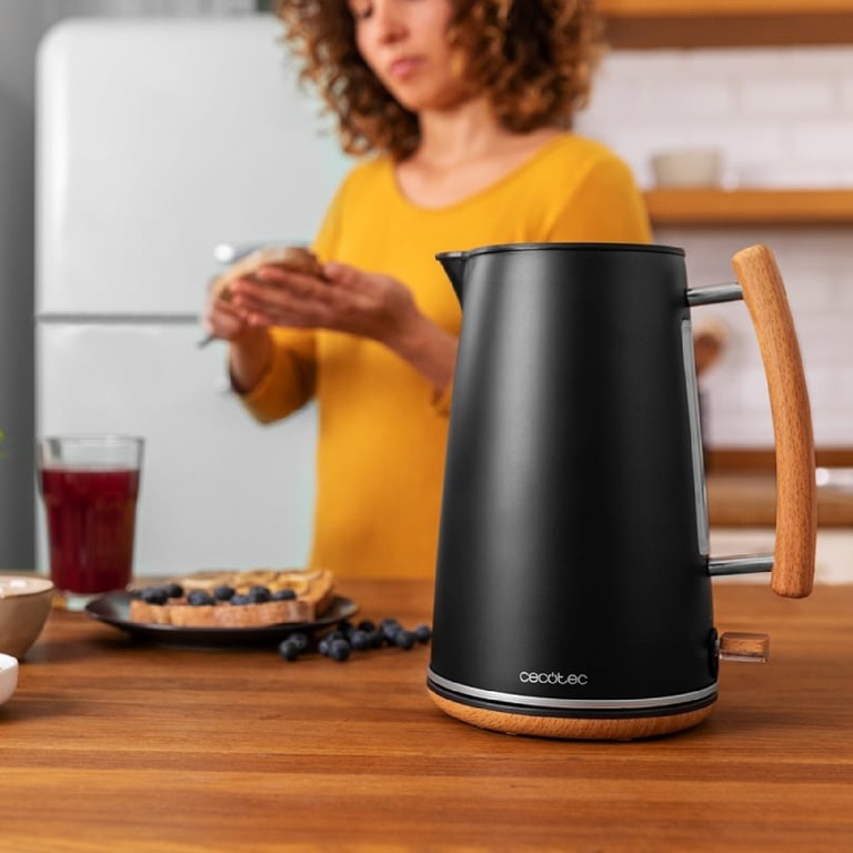 Bouilloire Électrique Cecotec ThermoSense 400 – 1,7 L, 3000 W, Acier Inoxydable, Base 360° - vue 5