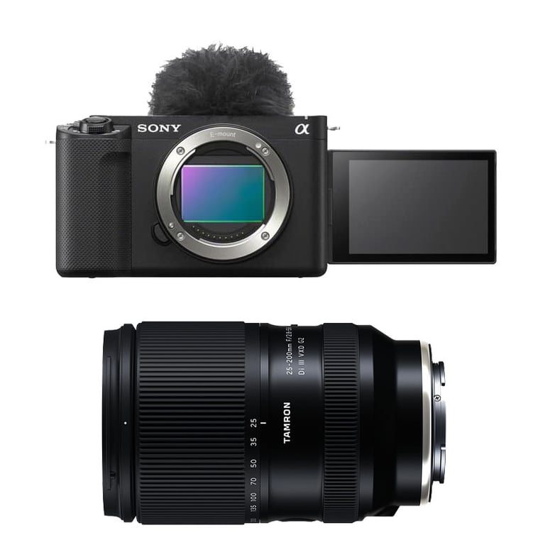 SONY Alpha ZV E1 + TAMRON Objectif 25 200mm f2.8 5.6 Di III VXD G2 Garanti - vue 3