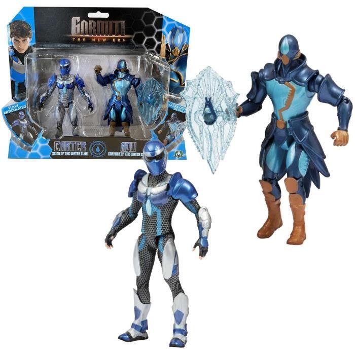 Coffret figurines GORMITI Scion et Gormiti associé Eau Carter et Aqu 15 cm À partir de GRV194 - vue 2