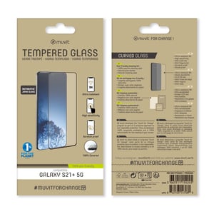 Muvit Per Cambiare Samsung Galaxy S21+ Vetro Temperato