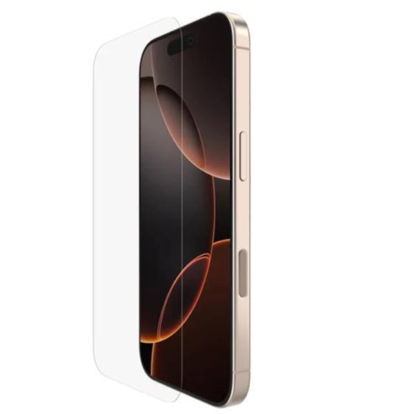 Protecteur d'écran Belkin UltraGlass 2 pour iPhone 16 Pro Transparent - Neuf