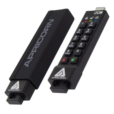 Apricorn Aegis Secure Key 3NXC unit  flash USB 16 GB USB tipo A 3.2 Gen 1 3.1 Gen 1 Nero (Aegis Secure Key 3NXC USB - flash drive 16 GB USB Type-A - 3.2 Gen 1 3.1 Gen 1 Black Aegis Secure Key 3NXC 16 GB USB Type-A 3.2 Gen 1 - Warranty 36M)