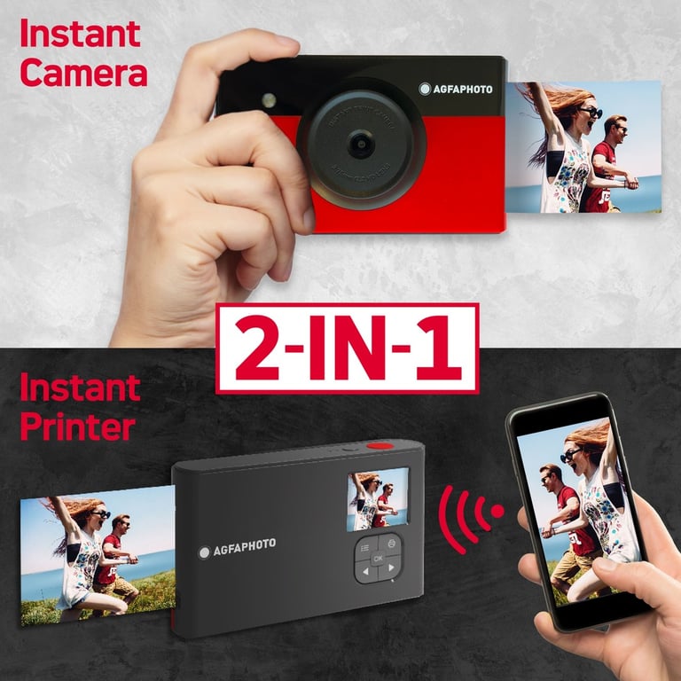 AGFA PHOTO Realipix Appareil Photo Numérique Instantané avec Impression Sublimation Thermique Bluetooth Neuf - vue 3