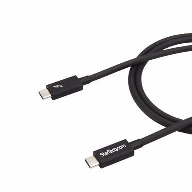 StarTech.com Cavo USB-C Thunderbolt 3 (20 Gb/s) da 1 m - Compatibile con Thunderbolt, USB e DisplayPort - M/M