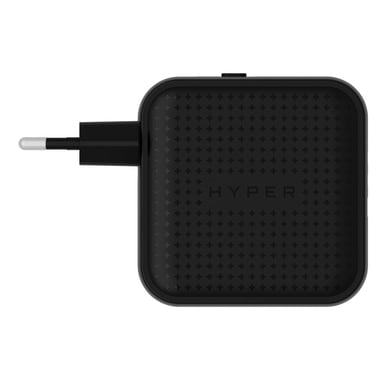 HYPER HJ1003BKWWGL cargador de dispositivo móvil Portátil, Smartphone, Tableta Negro Corriente alterna Carga rápida Interior