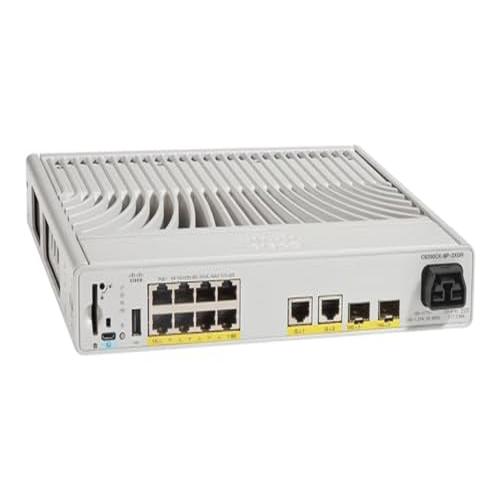 Cisco C9200CX 8P 2XGH E commutateur réseau Géré Gigabit Ethernet 101001000 Connexion Ethernet supportant 'alimentation via ce port PoE Neuf - vue 2