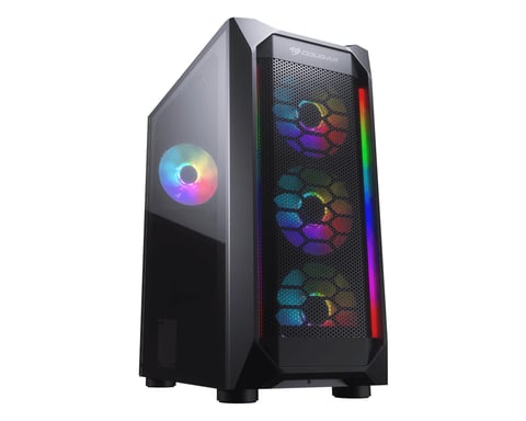 COUGAR CGR-5VM6B-MESH-G-RGB Midi Tower Negro