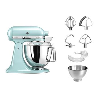 Robot da cucina KitchenAid Artisan 5KSM175PSEIC da 300 W, colore blu ghiaccio.