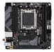 GIGABYTE B650I AX Carte mère - AMD Ryzen série 9000, VRM 5+2+1 phases, jusqu'à 6400 MHz DDR5 (OC), 1xPCIe 4.0 M.2, LAN 2,5 GbE, WIFI 6E, USB 3.2 Gen 2