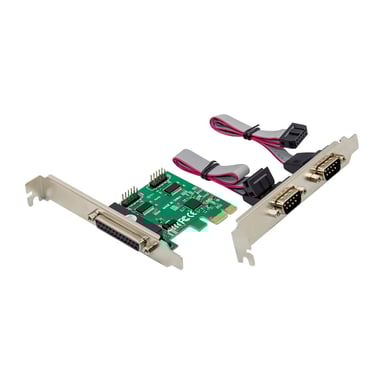 Microconnect MC-PCIE-MCS1P2S scheda di interfaccia e adattatore Interno Parallelo (1 port Parallel, 2 port Serial - PCIe card, Chip : MSC9901 1 x - Parallel por + 2 x serial port - Warranty: 36M)