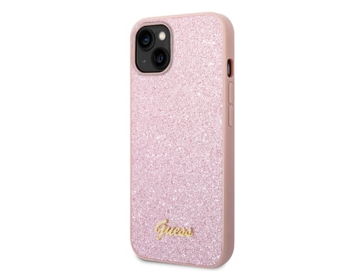 Cover per iPhone 14 Plus TPU Glitter Script