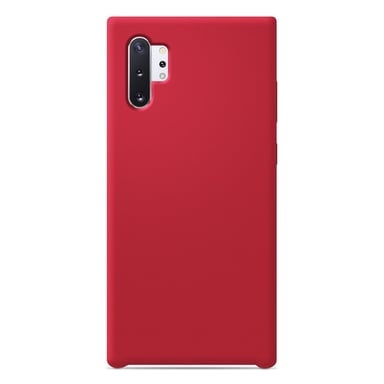 Coque silicone unie Soft Touch Rouge compatible Samsung Galaxy Note 10 Plus