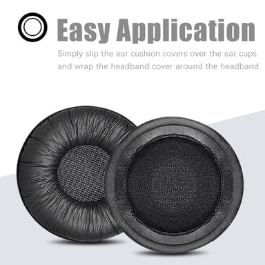 Almohadillas para fundas y orejeras de auriculares Sennheiser PX100/200/100-II Black