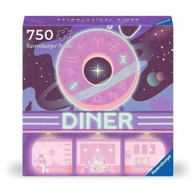 Art & Soul puzzle 750 piezas - Cena astrológica colorida y divertida