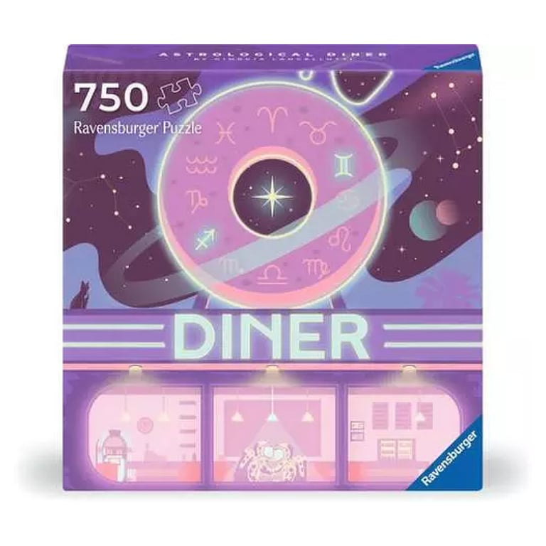 Puzzle 750 pièces : Art & Soul : Diner astrologique Ravensburger France - vue 3