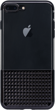 Funda ultrafina con tachuelas invisibles para Apple iPhone 7 Plus/ 8 Plus 0,8mm, Negro azabache