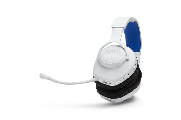 JBL Quantum 360 P Cuffie da gioco Bluetooth senza fili per Playstation Bianco e blu