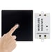 Interrupteur Tactile Simple Voie Sans Fil Récepteur Portée 30 Mètres Design Noir YONIS
