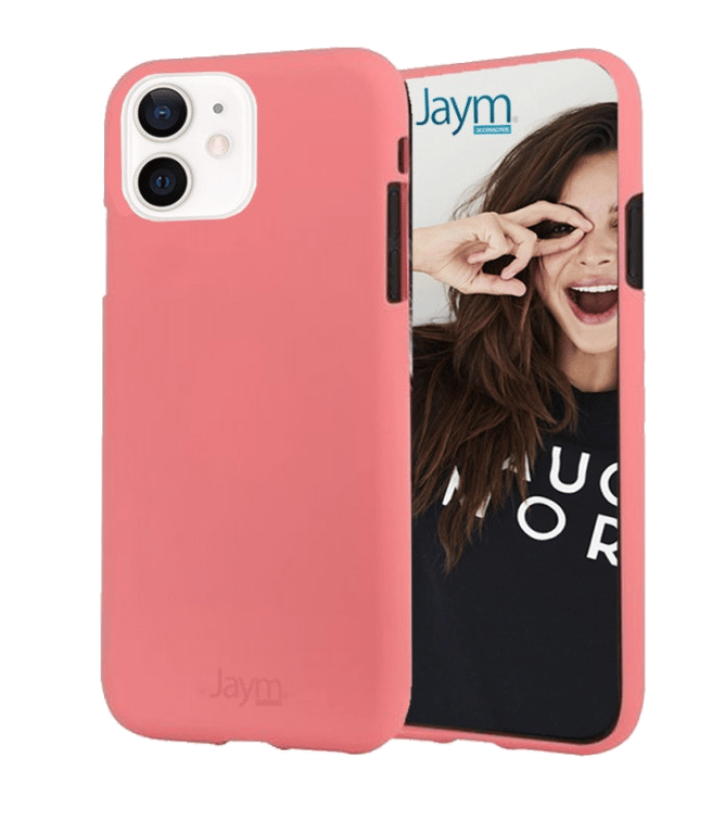 JAYM - Coque Silicone Soft Feeling Rose pour Apple iPhone 13 ? Finition Silicone ? Toucher Ultra Dou