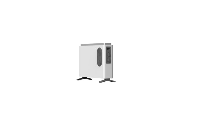 Midea NDK20-21AFE Interior Blanco 2000 W Calefacción eléctrica por convector