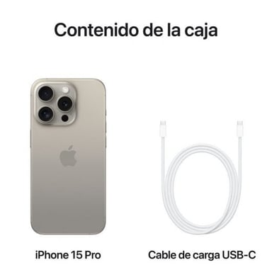 iPhone 15 Pro (5G) 1TB, titanio natural