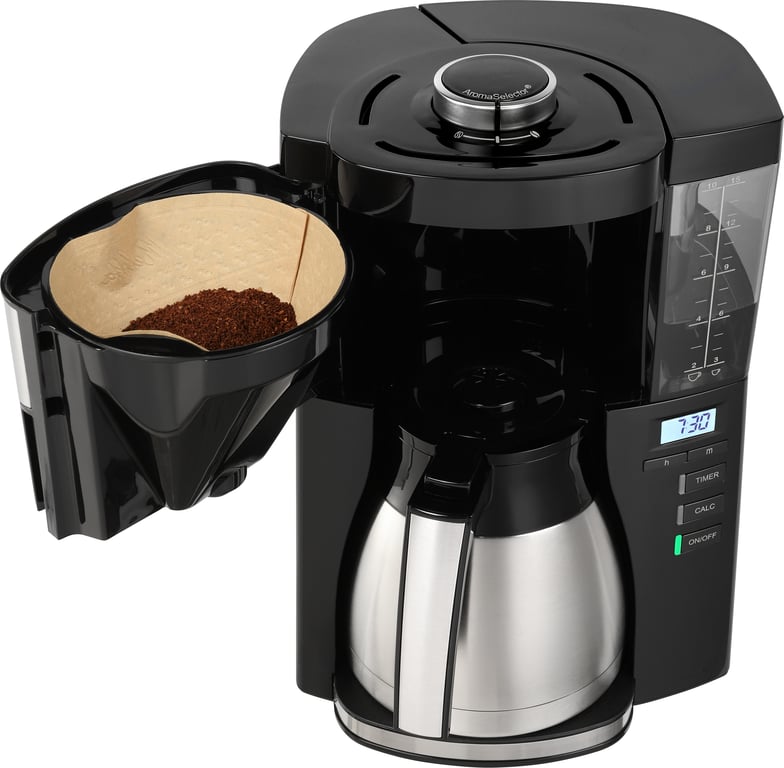 Cafetière look v therm timer acier brossé - vue 4