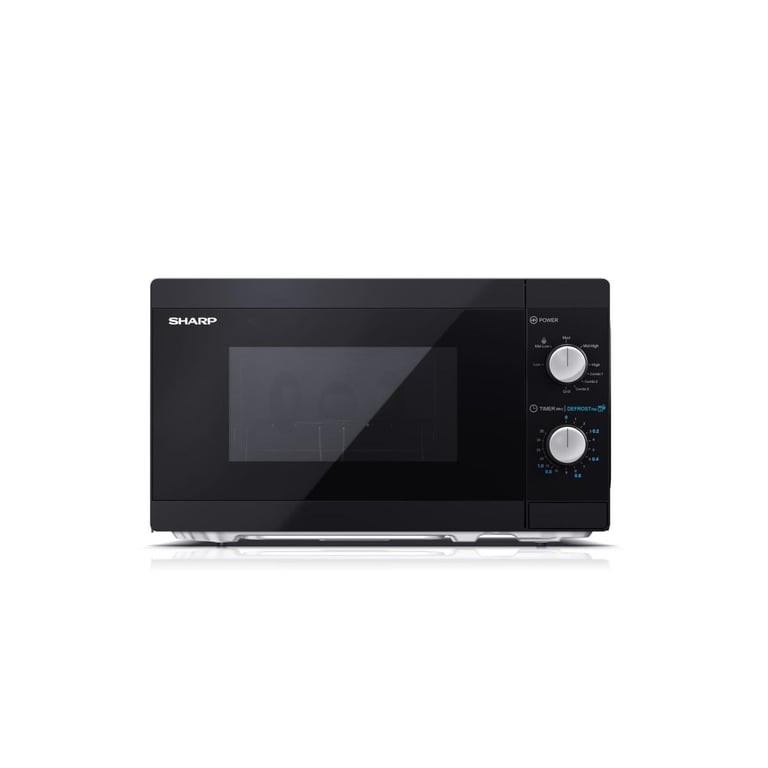 Micro-ondes Sharp YC-MG01E-B – 20L, 800W, Combiné, Grill - vue 3