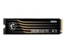 MSI SPATIUM M480 PRO PCIE 4.0 NVME M.2 4TB disque SSD 4 To PCI Express 4.0 3D NAND