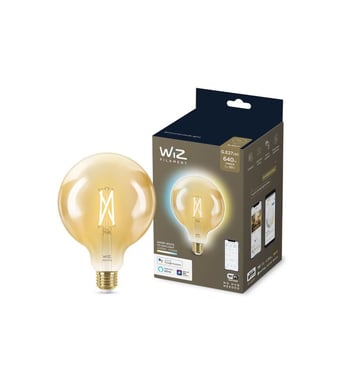 Whites LED-Lampe Filament Amber G125 E27 (ersetzt 50 Watt)
