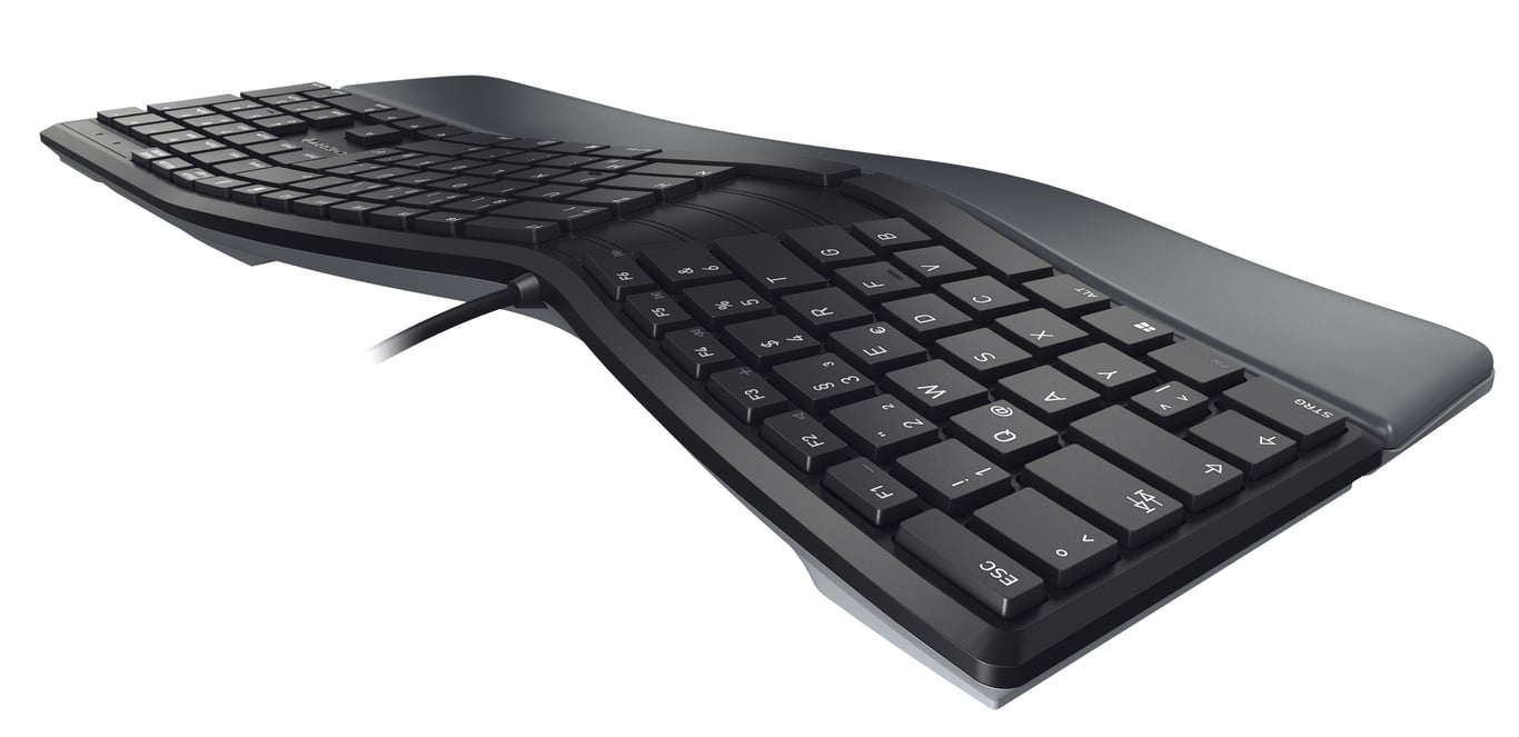 CHERRY KC 4500 ERGO clavier Universel USB QWERTY Espagnole Neuf - vue 5